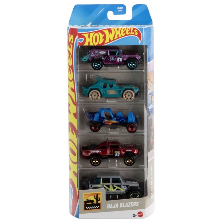 Hot Wheels 5 darabos kisautó készlet - Baja Blazers