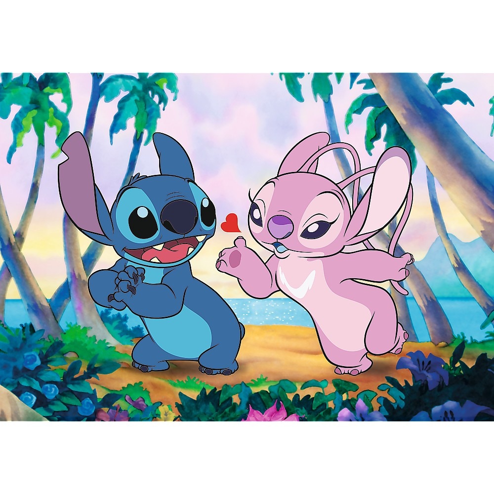 ゆゅ　chan Puzzle Trefl - Premium Plus Disney Lilo si Stitch Angel si