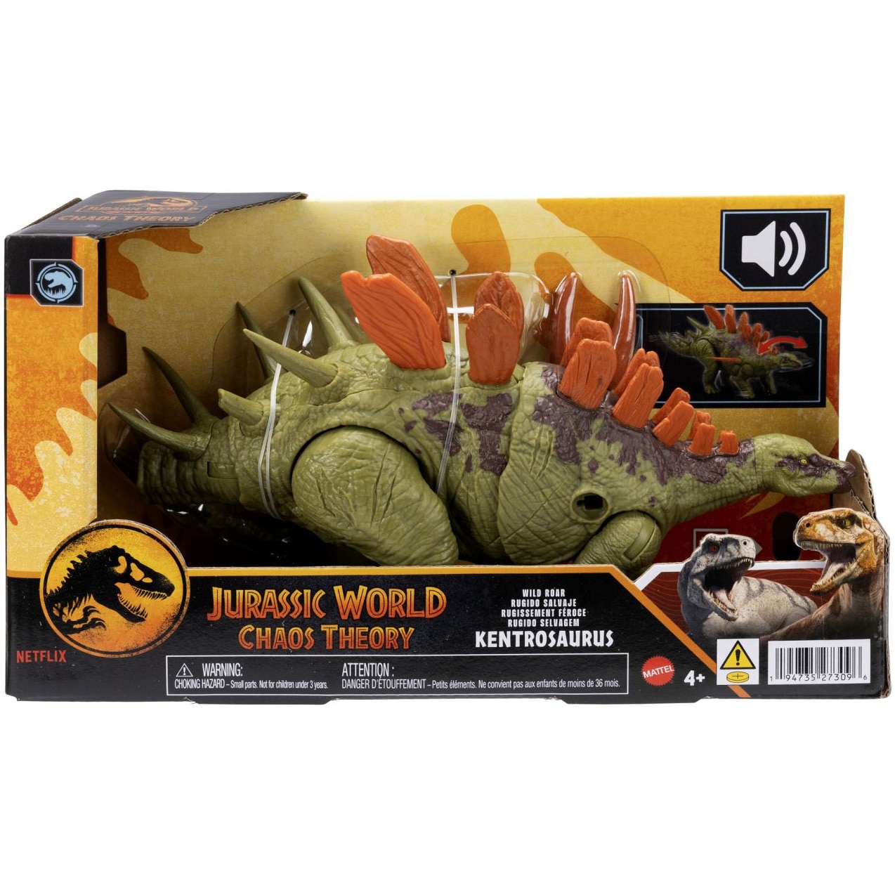 Figurina Jurassic World Chaos Theory Wild Roar - Dinozaur