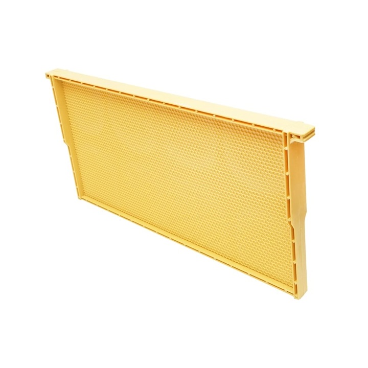 Rama stupi plastic cu fagure 3/4 – galben