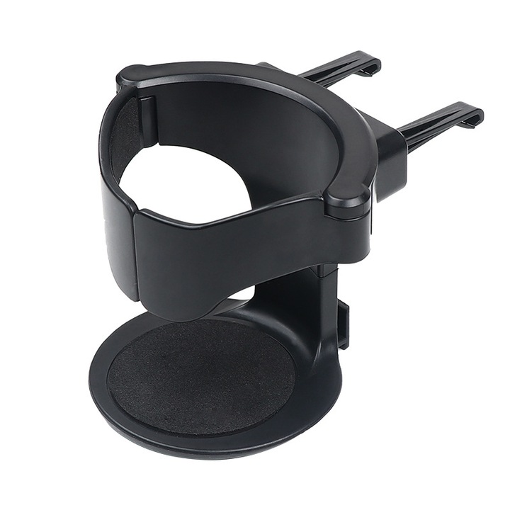 Suport auto pentru pahar, negru, 9.5x8x8.5cm