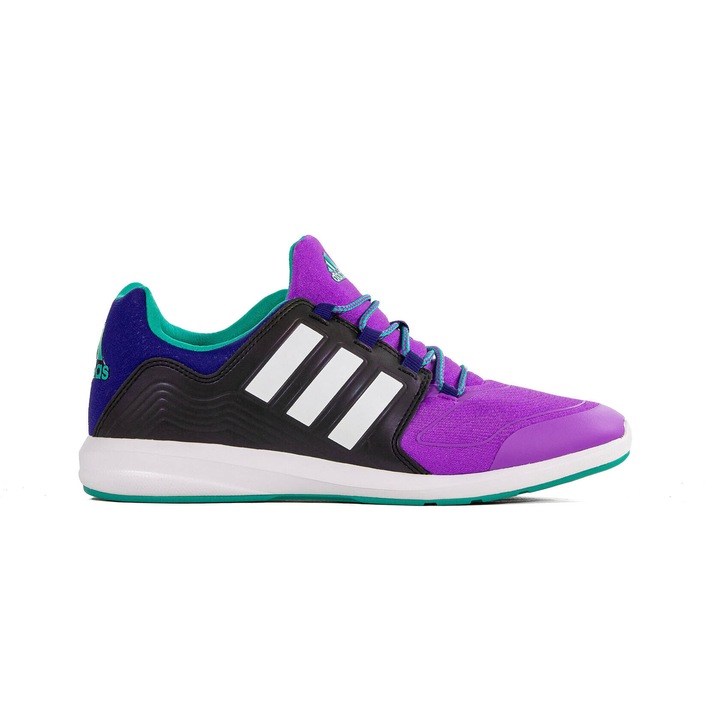 Pantofi sport unisex adidas S-FLEX K, material textil, model cu sireturi