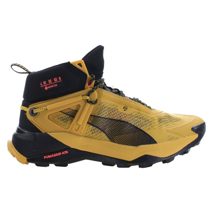 Pantofi sport pentru barbati Puma Explore NITRO Mid GTX, textil, galben