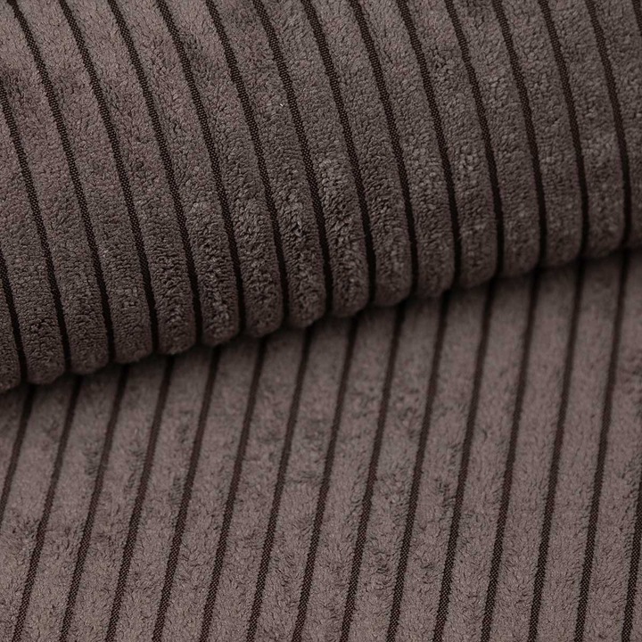 Material textil, Stofa tapiterie canapele, Corduroy, POSO, Maro nisip, 1 x 1.4 m, 1 metru liniar, Tusi Leather