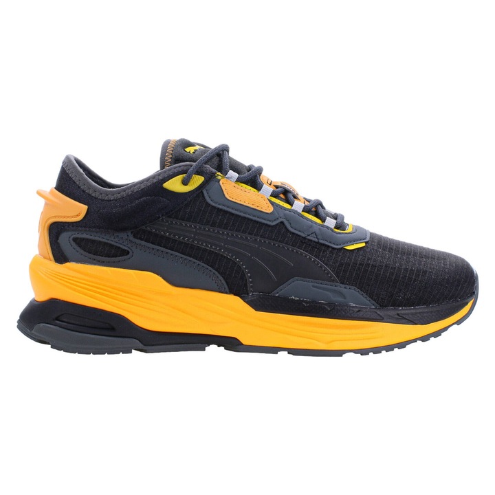 Pantofi sport barbati Puma Extent Nitro Tech, textil, negru/galben