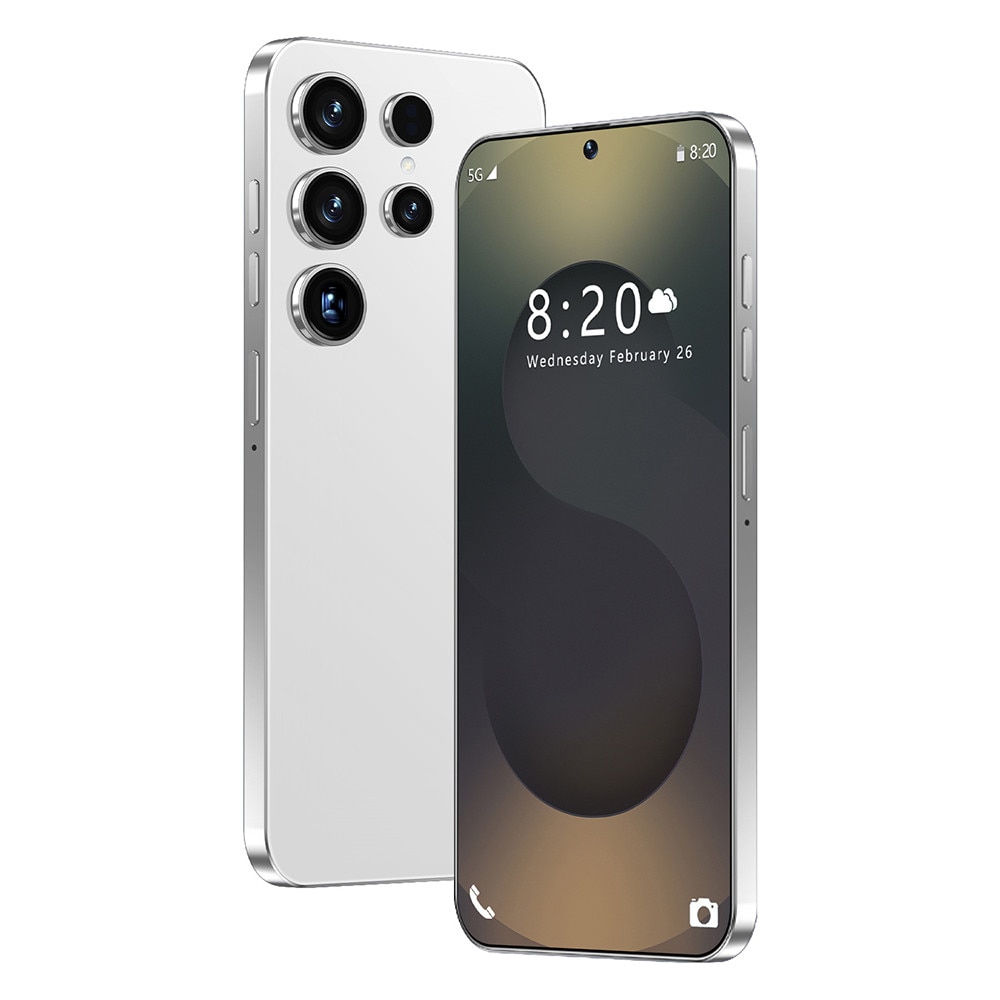 Telefon mobil Gamakoo G25 Ultra, Dual SIM, 6GB RAM, 128GB, 6.8", 5G, Alb