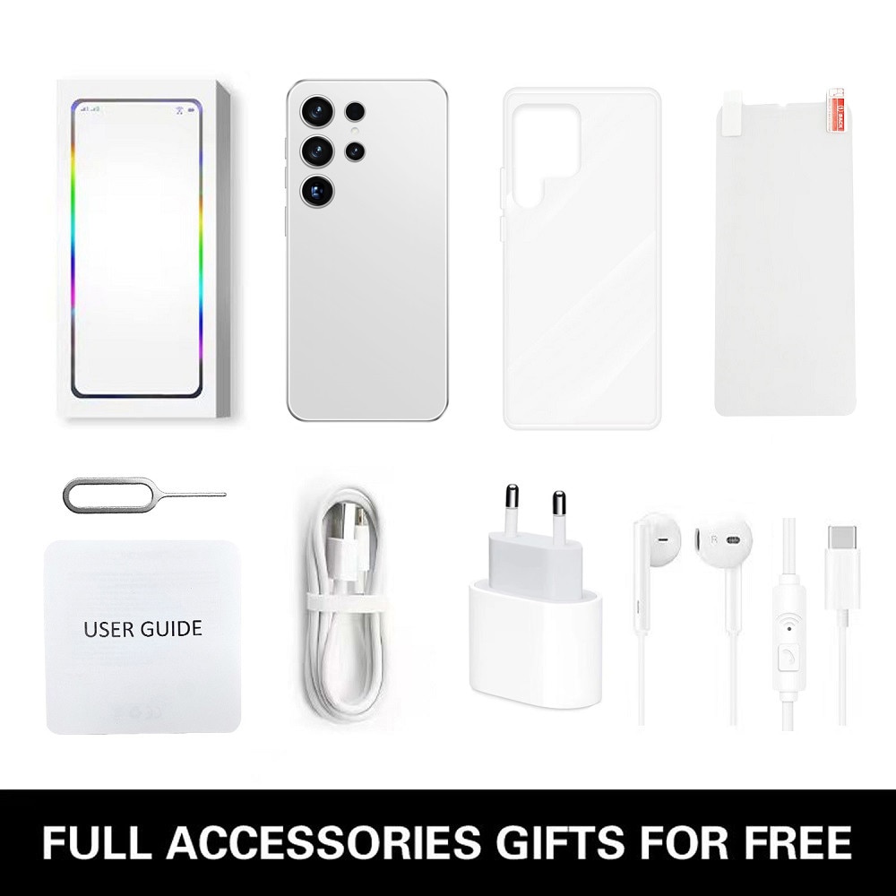 Telefon mobil Gamakoo G25 Ultra, Dual SIM, 6GB RAM, 128GB, 6.8", 5G, Alb