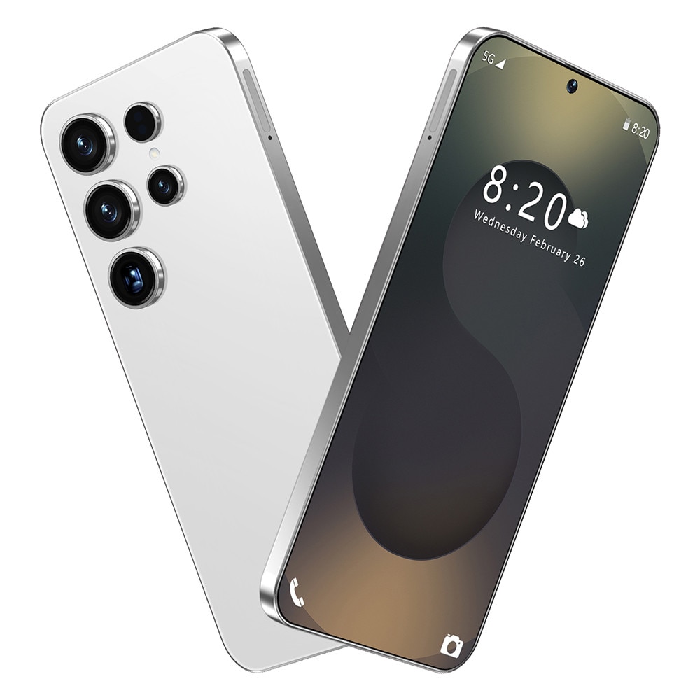 Telefon mobil Gamakoo G25 Ultra, Dual SIM, 6GB RAM, 128GB, 6.8", 5G, Alb