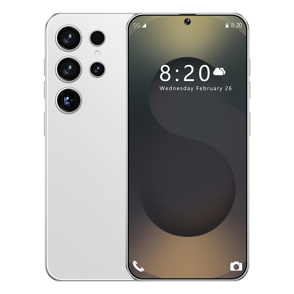 Telefon mobil Gamakoo G25 Ultra, Dual SIM, 6GB RAM, 128GB, 6.8", 5G, Alb