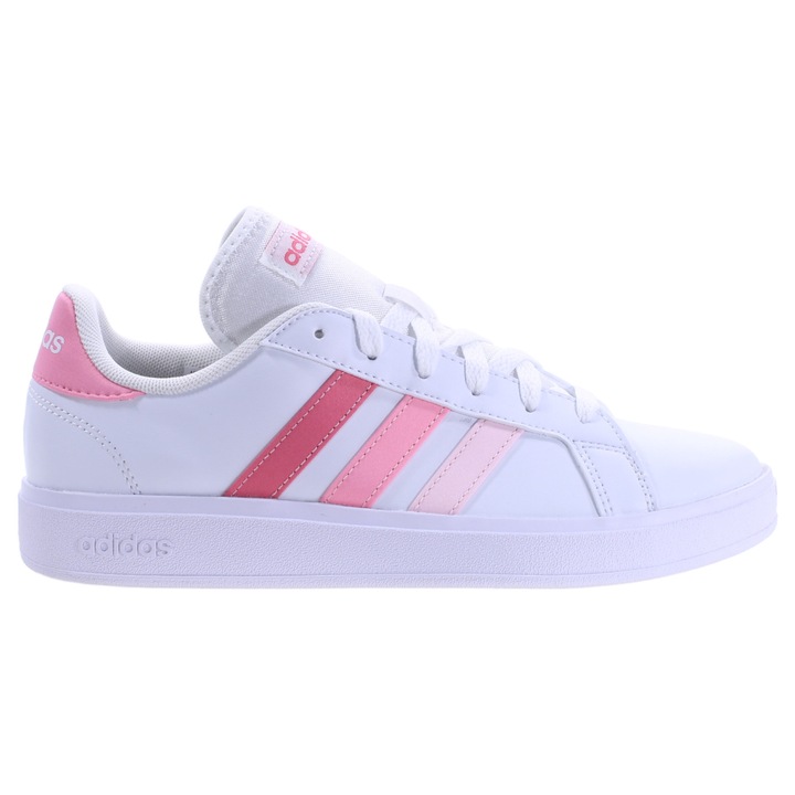 Tenisi dama ID3035, Adidas, Textil, Alb/Roz, 38 2/3 EU