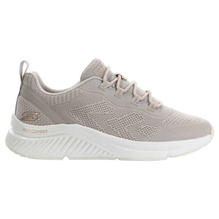 Női tornacipő 117561, Skechers, Textil, Bézs