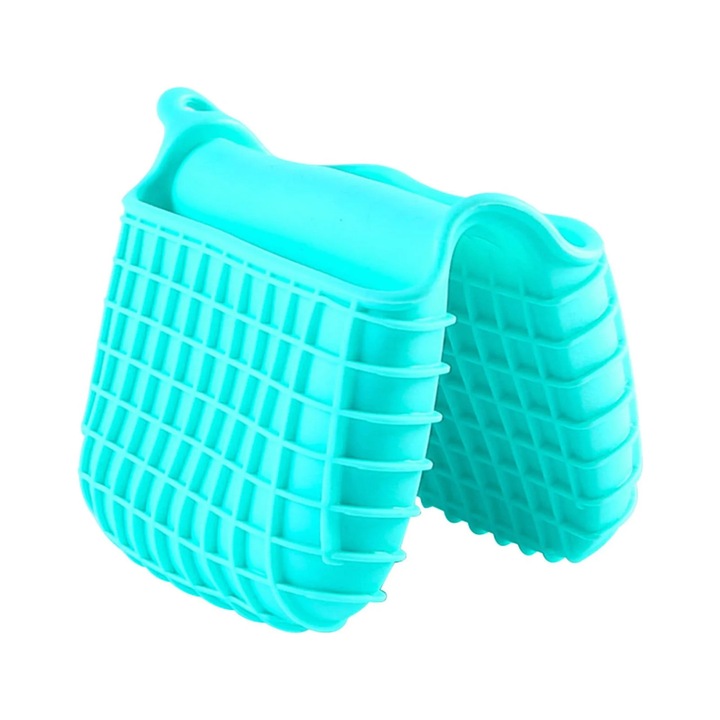 YANYXR mini sütőkesztyű szett, szilikon, hőszigetelés, szürke