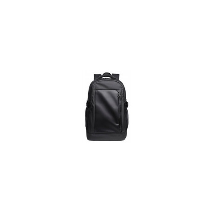 Rucsac barbati, negru, 36-55L, 32x18x47cm, din material oxford, pentru calatorii si activitati de zi cu zi