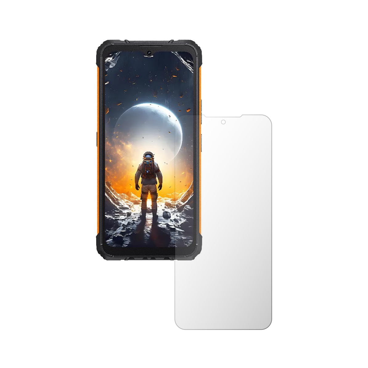 Folie Protectie Ecran Folie24, pentru Cubot KingKong Ace 2, 1X Mata cu Acoperire Totala Full-Display, Adeziva, Flexibila cu Auto Regenerare