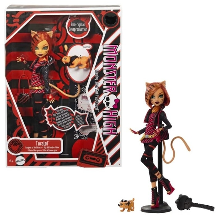 Monster High Toralei Lalka kolekjonerska Reprodukcja Zabawka 6+ HYV91
