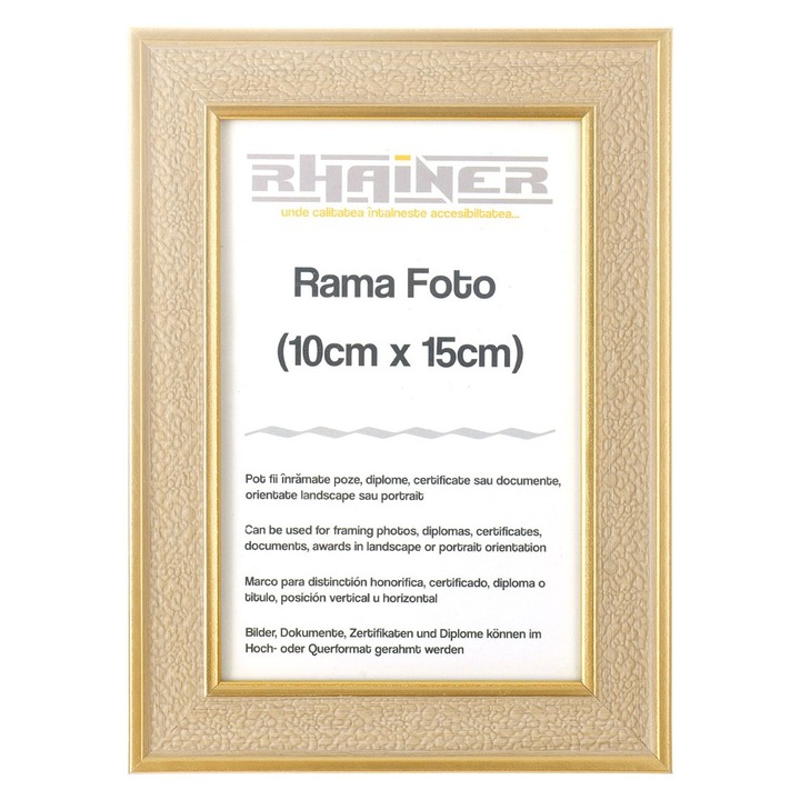 Rama foto Porto auriu 10x15, Createur