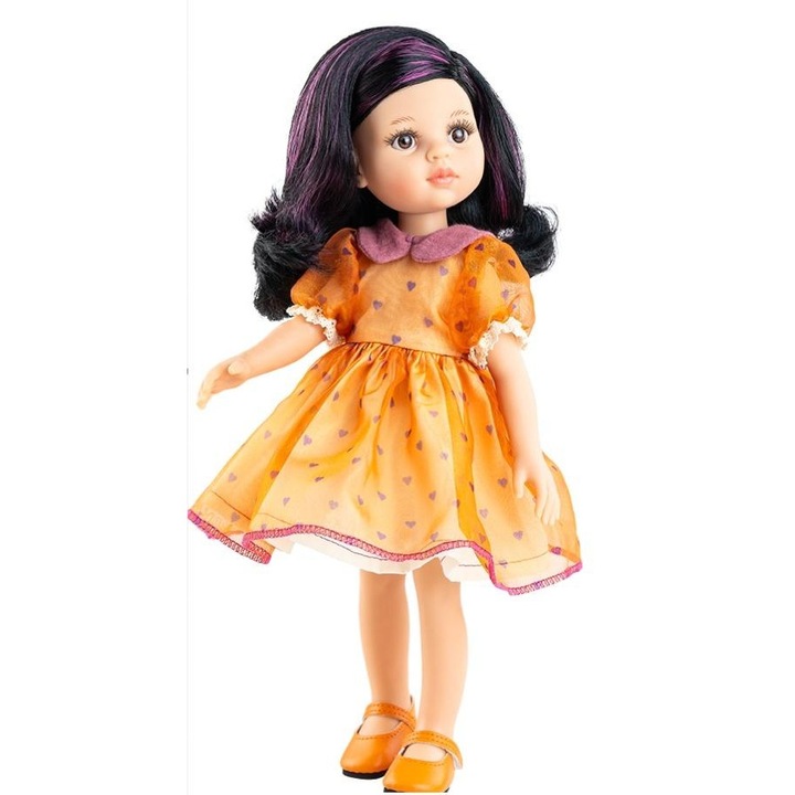 Кукла Paola Reina Карина 32 см, 100% ръчна изработка, CE безопасност