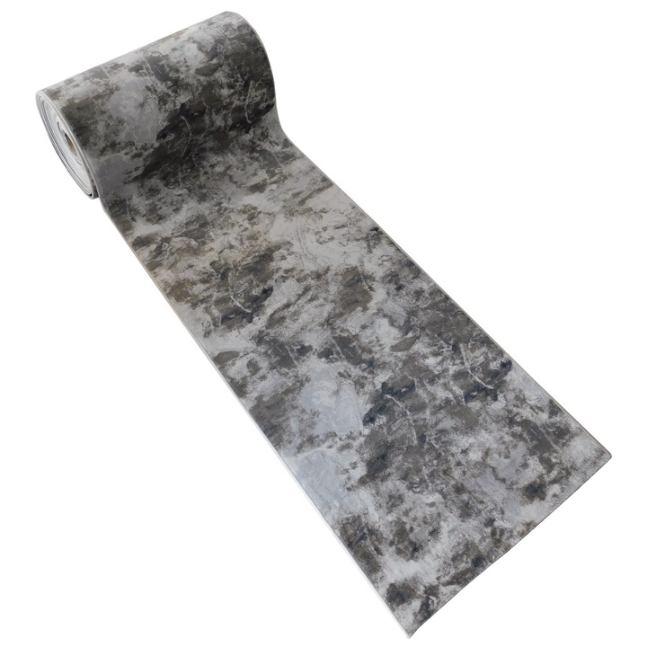 Пътека Деко трейдинг Кадифе 3117А, Сиво бежов, 80х150