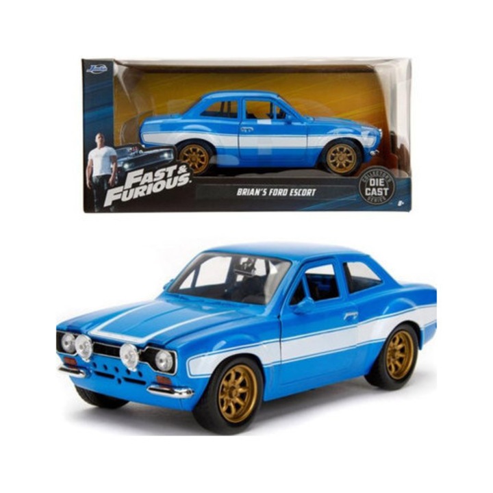 Macheta fast and furious Ford Escort rs2000 mk1 blue