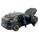 BMW XM öntött SUV modell 1:24 fekete - hangokkal, lámpákkal és rugókkal - 20 cm