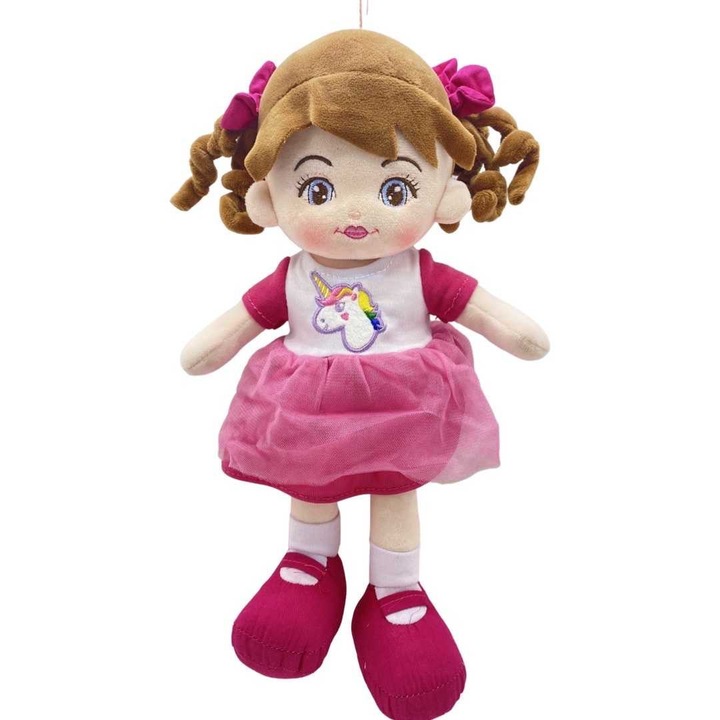 Papusa unicorn ciclam canta zum zum