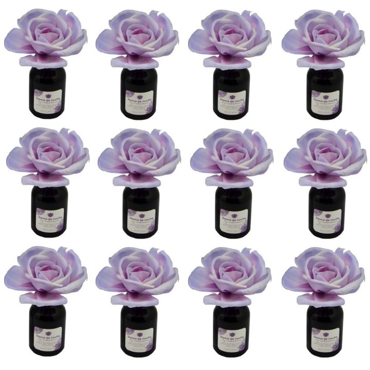 Set odorizante camera Mikado, 12 odorizante Floare magica 50ml, aroma Dama de Noche