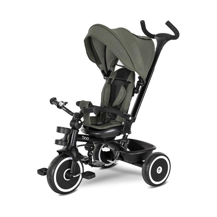 Триколка LORELLI TINO, Ротация на седалката на 360, Green