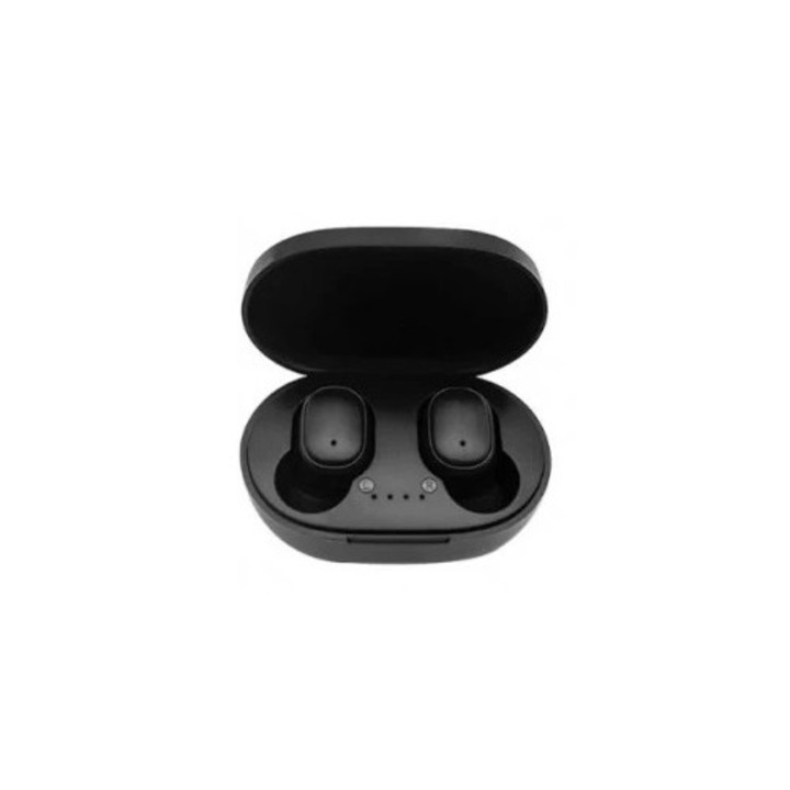 Casti wireless, pentru toate tipurile de telefoane, bluetooth 5.0 cu dop A6S, Negre