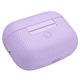 Casti Wireless Hoco TWS EQ15, Bluetooth 5.4, Leather Pattern, Usoare, Mov