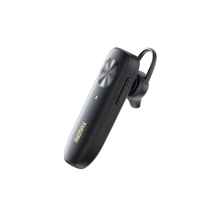 REMAX RB-T19 Bluetooth headset, zajszűrős, USB-C töltés, akár 20 óra üzemidő, fekete