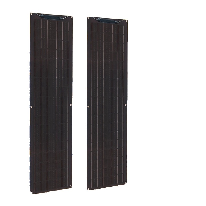 Panou solar flexibil 100W, waterproof, 2 bucati de 50W, 1025x250x3mm