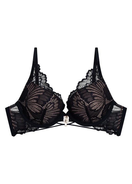 Sutien Push-up Bari Esotiq Negru, Negru