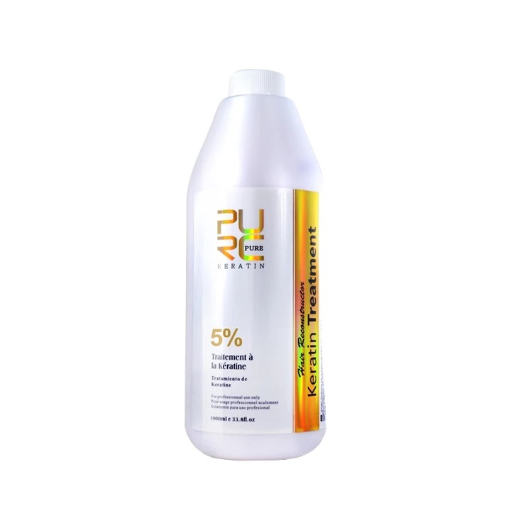 Tratament keratina brazilian 5% pentru par deteriorat 1000ml