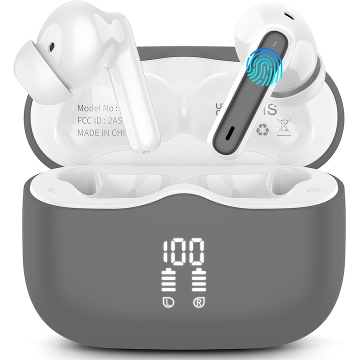 Bluetooth fülhallgató, xinwld, fülbe helyezhető, 40H, IP7, többszínű