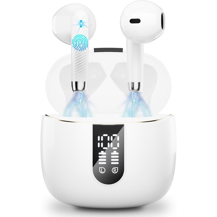 Wasart vezeték nélküli fülhallgató, Bluetooth 5.4, 4 mikrofon, IP7 vízálló, többszínű