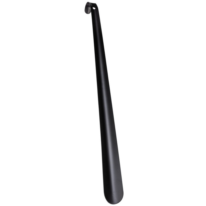 Extra hosszú fekete cipő, hossza 58,5 cm