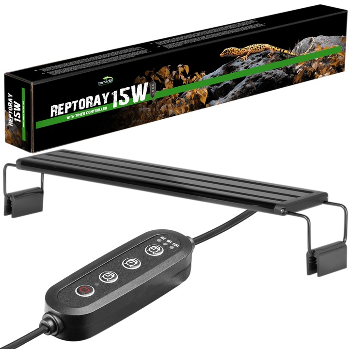 Lampa LED pentru terariu, Terrario ReptoRay, economa din punct de vedere energetic, 15W, 60cm