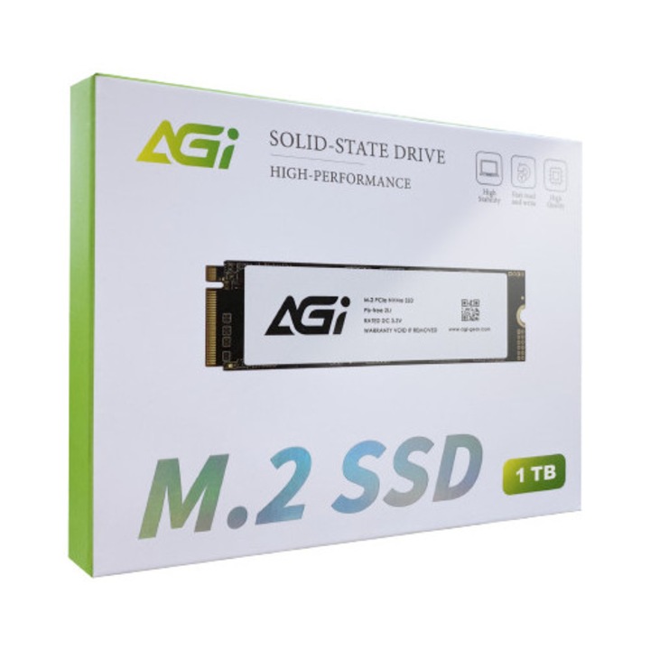 Solid-State Drive SSD, Ági, 2TB, M.2, PCIe 3.0