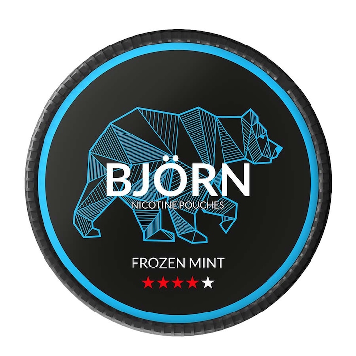 Pouch Nicotina Snus Bjorn Frozen Mint 30mg/g (19.5mg/pouch)