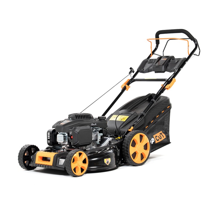 Masina de tuns iarba TOP CUT, motor LONCIN, latime taiere 51 cm, capacitate motor 166 cm3, cos 62L