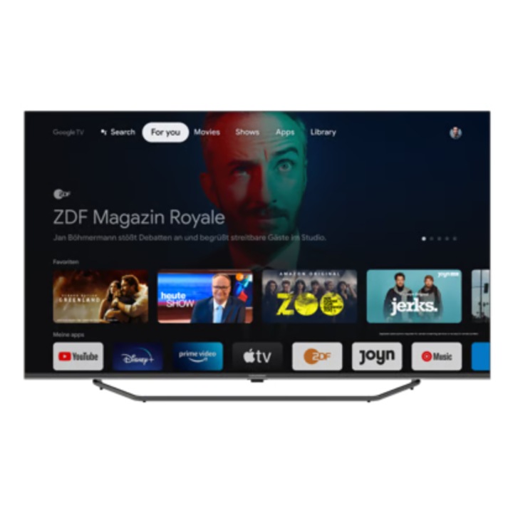 Televizor LED Grundig 55CUA7390, 139 cm, 4K UHD, HDR, Smart TV, Control vocal