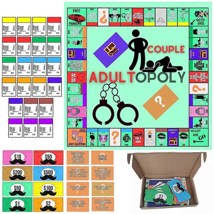 Настолна игра за двойки Adultopoly
