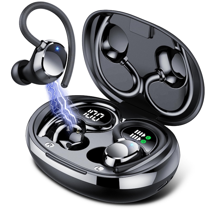 Слушалки, Bluetooth In-Ear QXQ Sport, водоустойчиви IPX7, 60 часа автономна работа, многоцветни