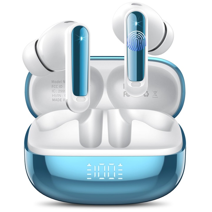 Buwy vezeték nélküli fülhallgató, Bluetooth 5.4, zajszűrő, IP7 vízálló, többszínű
