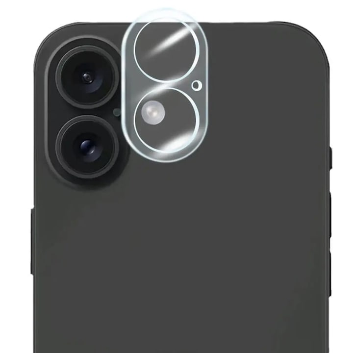 iPhone 16/16 Plus készülékkel kompatibilis kamera üvegfólia, teljes fólia, prémium minőség
