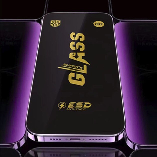 Folie Sticla Securizata pentru iPhone 16 Plus, Flippy, Folie compatibila cu Apple iPhone 16 Plus, Sticla ESD, Super HD Glass, Anti-static, Margini Negre, Transparent