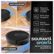 Robot aspirare iHunt Bro Robo Clean V3, Wi-Fi, Aplicatie, Curatare Umeda si Uscata, 2700PA, Multisuprafete, 3-in-1, Rezervor Apa, Silentios, Filtre HEPA, Statie incarcare, Black