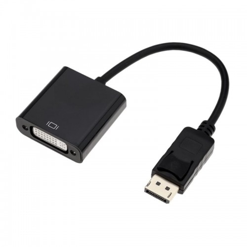 Adaptor DisplayPort (DP) tata - DVI analog Mama 24+5pin Active, suporta rezolutie full HD
