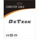 Кабел за принтер DeTech USB A - USB B, High Quality, 3.0m -18075