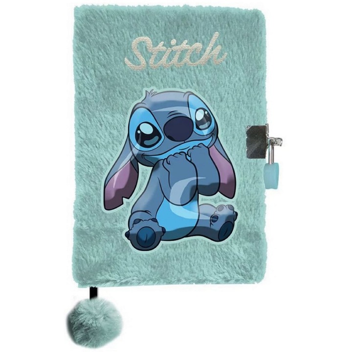 Плюшен дневник, PASO, A5, с ключалка, 96 страници, линиран